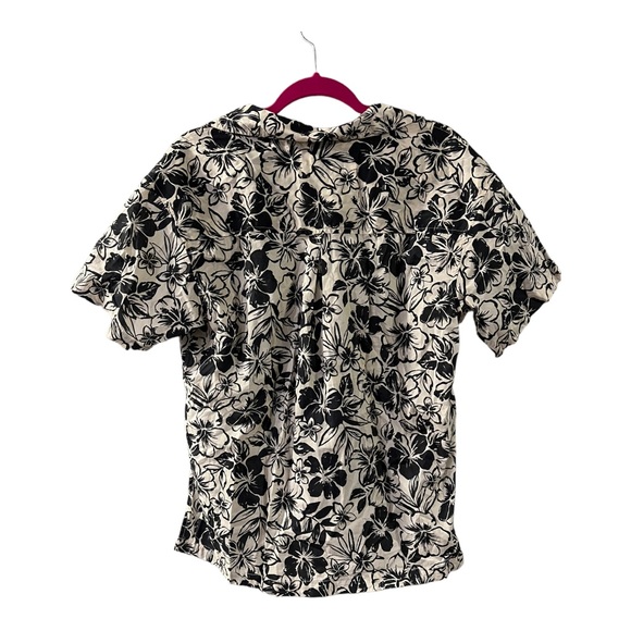 American Eagle Outfitters Tropical Button-Up Resort Shirt Floral Tropical Men M - Picture 13 of 16